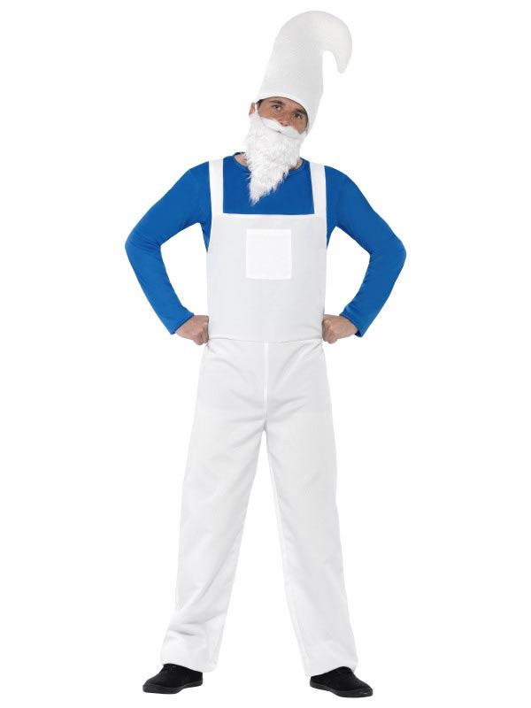 Garden Gnome Costume for Adults by Smiffy 23390 available here at Karnival Costumes online party shop