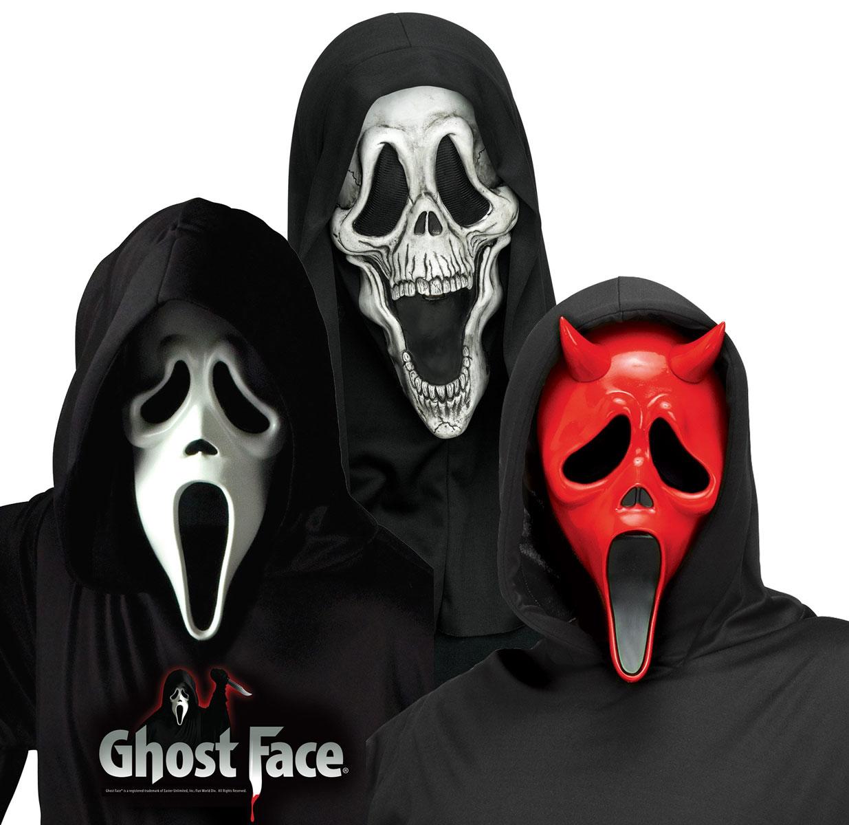 Deluxe Ghostface Mask - Ghost Face®  Masks by Fun World 93333 available here at Karnival Costumes online party shop