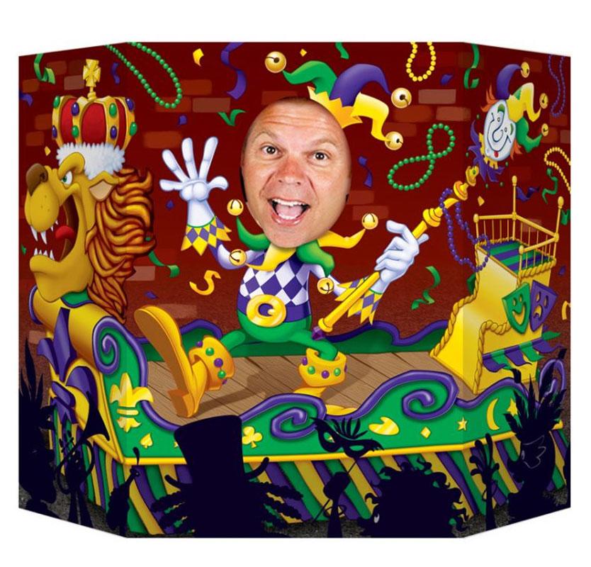 Mardi Gras Prince Photo Prop by Beistle 57948 available in the UK here at Karnival Costumes online party shop