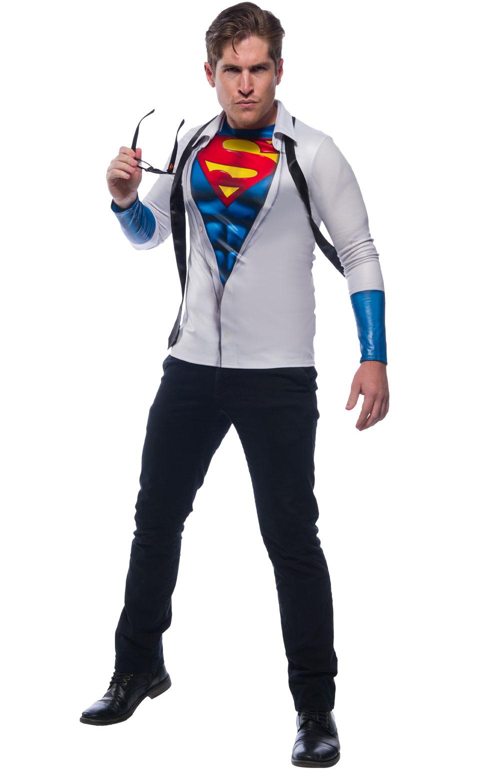 Adult Superman Photorealistic Costume Top by Rubies 821139 available here at Karnival Costumes online party shop