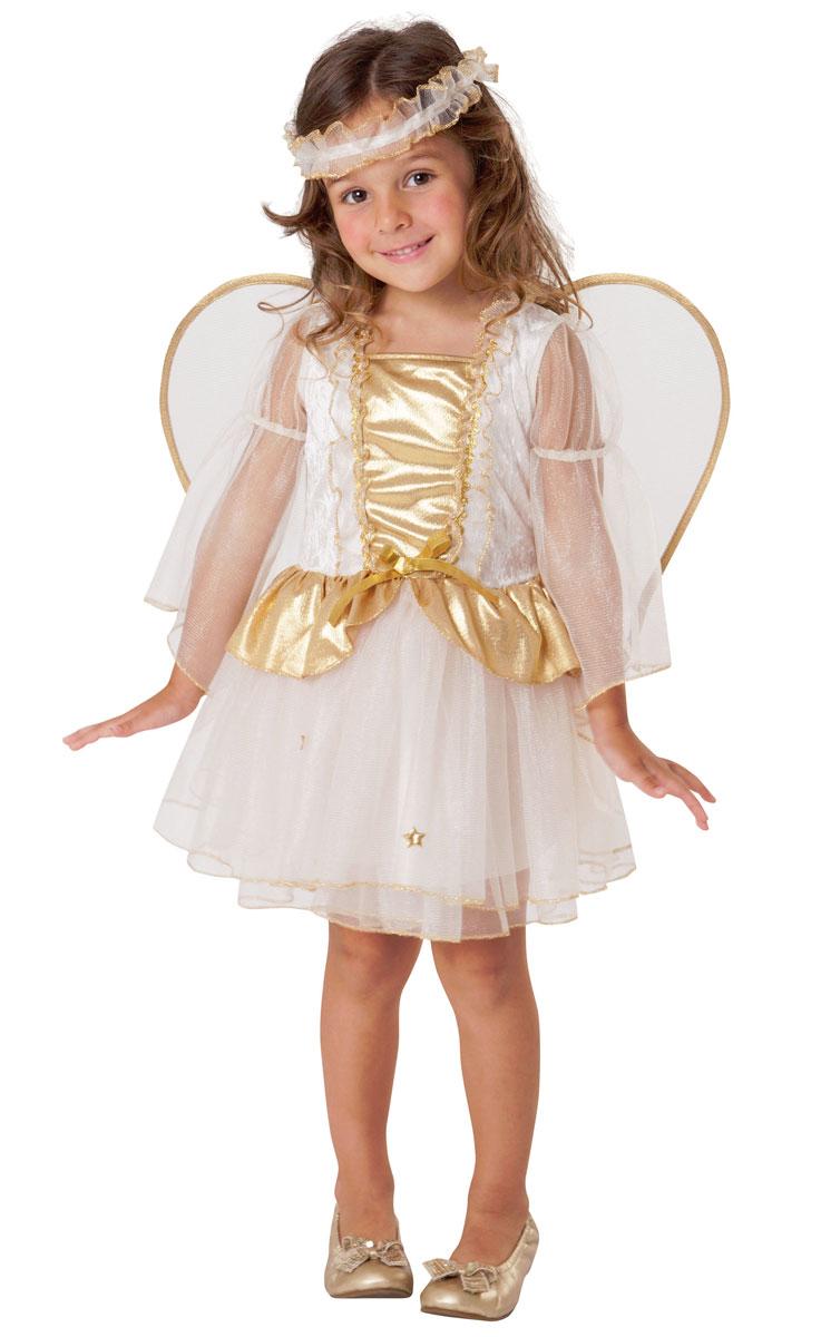 Toddler's Angel fancy dress costume available by Bristol Novelties CC003 from a selection available here at Karnival Costumes online Christmas party shop