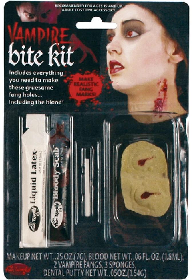 Vampire Bite Kit Quality Latex Prosthetic Set by Fun World 9566B available here at Karnival Costumes online party shop