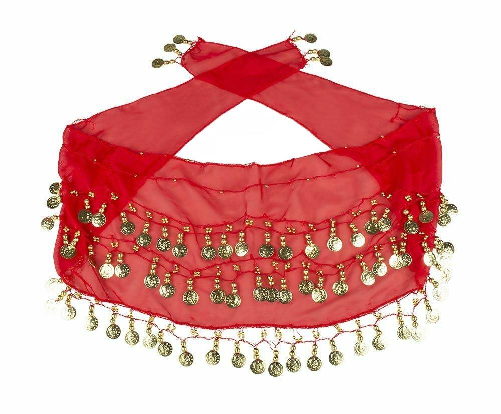Waist sash from our Gypsy / Belly Dancer Accessory Set by Boland 0458 availabl ehere at Karnival Costumes online party shop