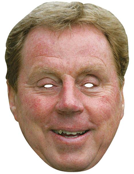 Harry Redknapp Football Celebrity Face Mask by Mask-arade HREDK01 available here at Karnival Costumes online party shop