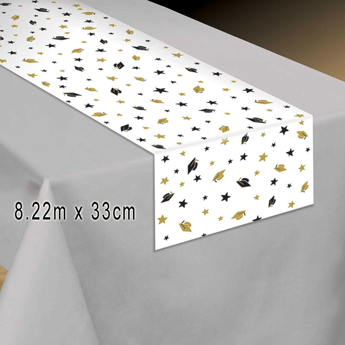 The Adventure Begins Paper Tablerunner 8.22m x 33cm by Amscan 410086 available here at Karnival Costumes online party shop