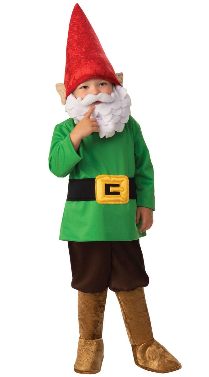 Garden Gnome Fancy Dress Costume for Boys by Rubies 700943 available here at Karnival Costumes online party shop