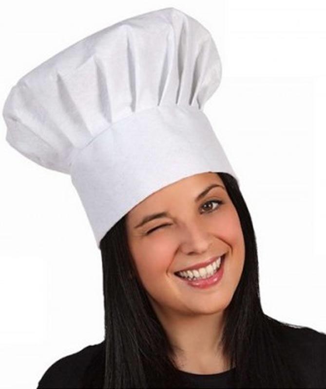 Quality Chef Hat in White by Atosa 97633 available here at Karnival Costumes online party shop