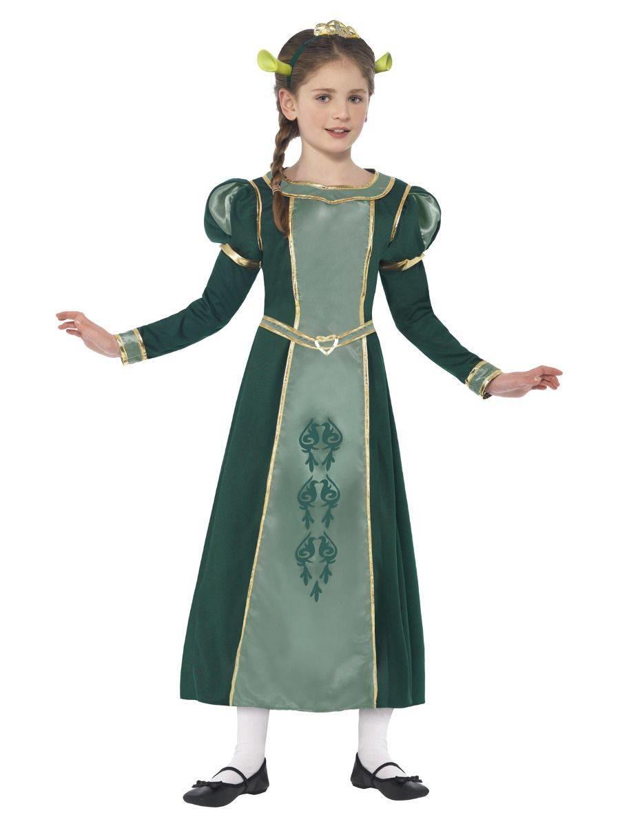 Girl's Princess Fiona fancy dress costume from the movie Shrek  fully licensed by Smiffys 20491 available here at Karnival Costumes online party shop