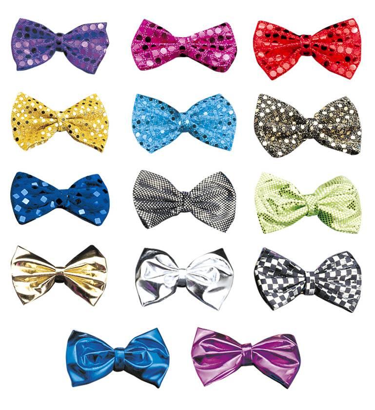 Deluxe Showtime Bowties in a big range of colours and materials by Widmann 3460F available here at Karnival Costumes online party shop