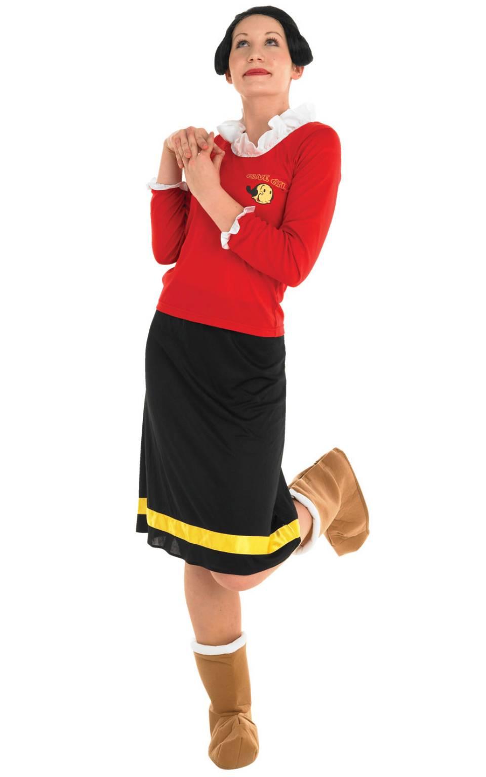Lady's Olive Oyl costume by Rubies 889041 available here at Karnival Costumes online party shop