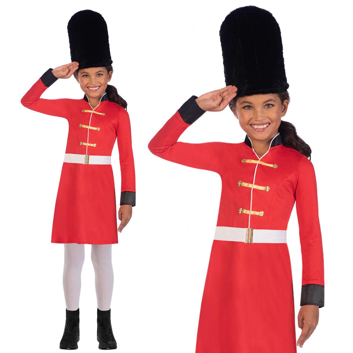 Royal Guard Fancy Dress Costume for Girls by Amscan 9909021 sml, med and large available here at Karnival Costumes online party shop