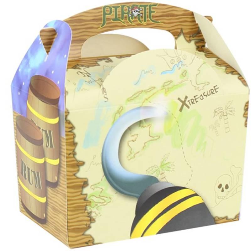 Style B Pirate Fun Party Box Assorted Designs by Colpac C10020 available here at Karnival Costumes online party shop