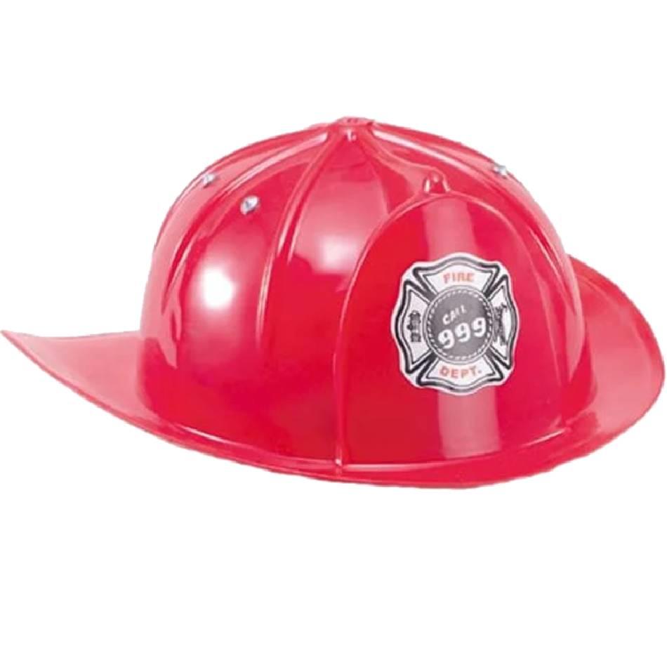 Child's Red Fireman's / Firewoman's Helmet by Bristol Novelties BH320 available here at Karnival Costumes online party shop