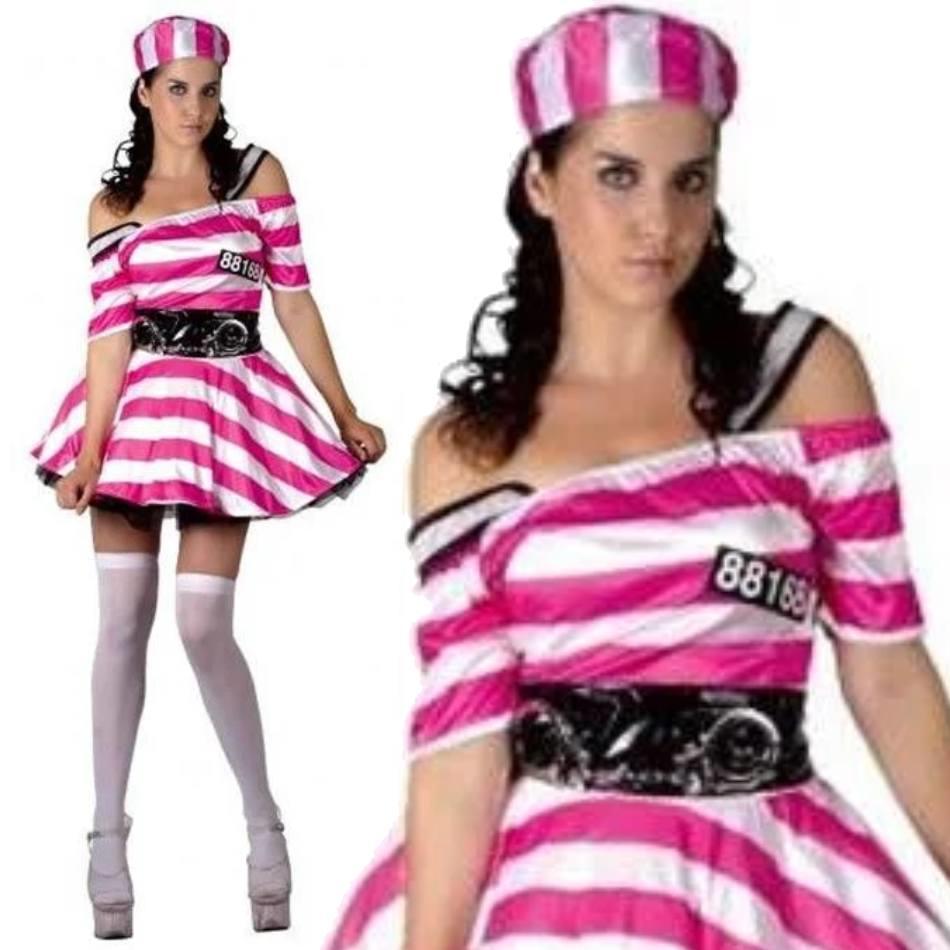 Lady's Pinkie Jail Bird Costume item: 11154 available here at Karnival Costumes online party shop