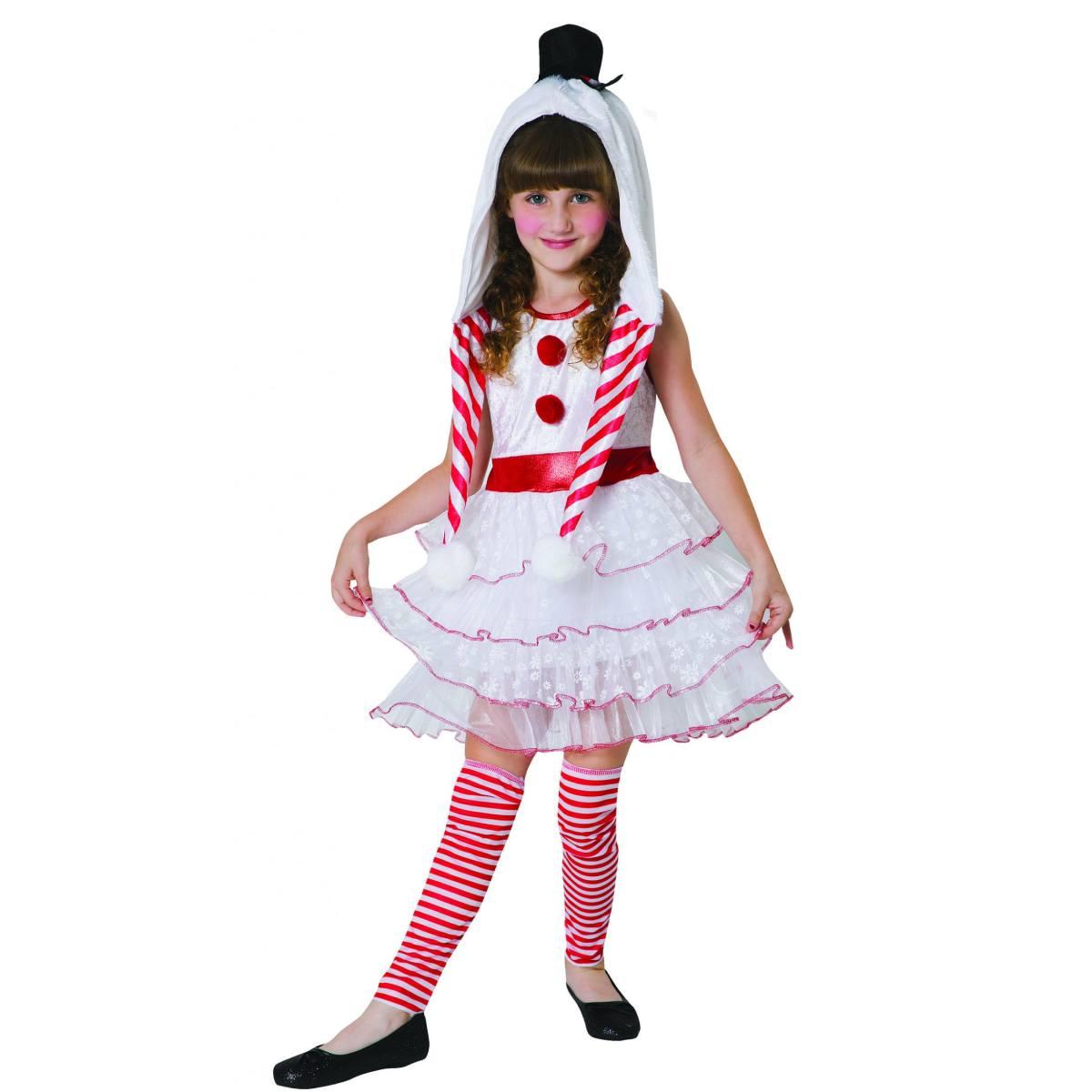 Winter Festival Snowgirl Fancy Dress Costume by Bristol Novelties CF115