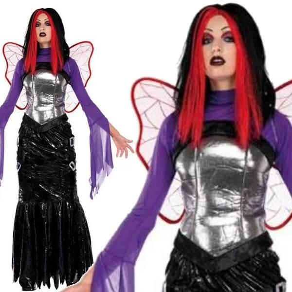 sachin and babi light blue dress Sexy Rose Fairy Costume - with Wings and Corset - 2 sizes -SMALL or MEDIUM  - NEW