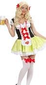 Flirty Beer Girl costume for Oktoberfest by Widmann 7624 available here at Karnival Costumes online party shop