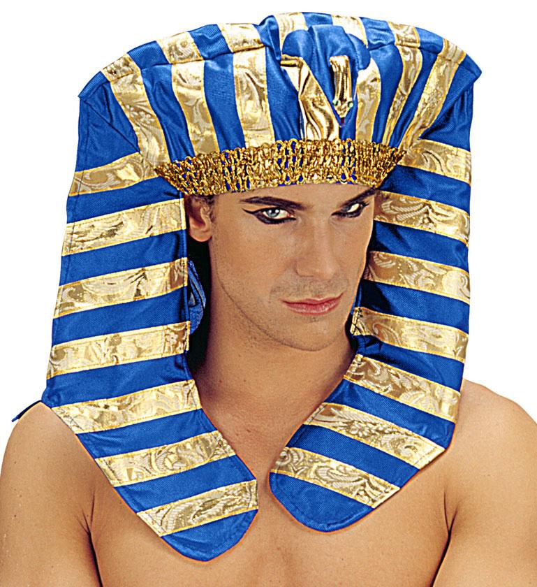 Deluxe Pharaoh Headdress by Widmann 3408F available here at Karnival Costumes online party shop
