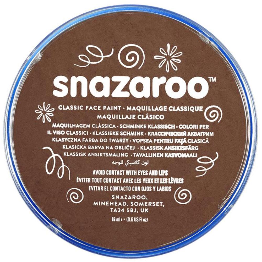 Light Brown Face and Body Paint 18ml by Snazaroo 1118988 available here at Karnival Costumes online party shop