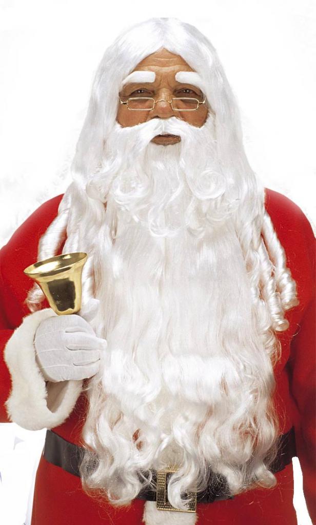 Deluxe Santa Wig, Beard and Moustache Set X1524 from Karnival Costumes online Christmas party shop