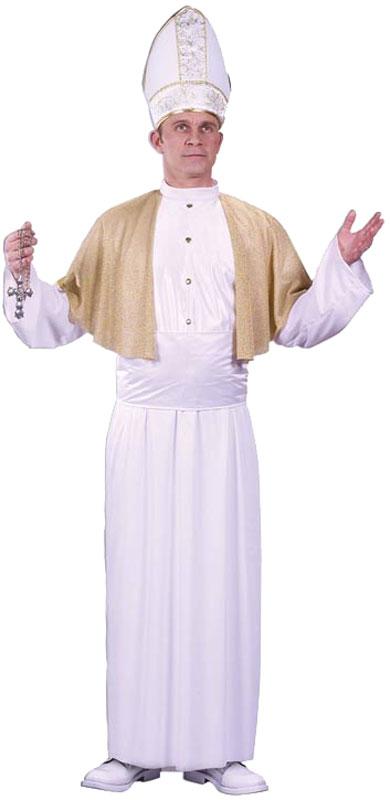 Pope Costume - Papal Robes - Pontiff Costume by Fun World 5419 available here at Karnival Costumes online party shop