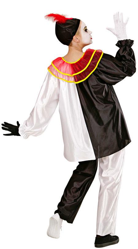 Pierrot Clown Adult Fancy Dress Costume by Widmann 3535 available here at Karnival Costumes online party shop