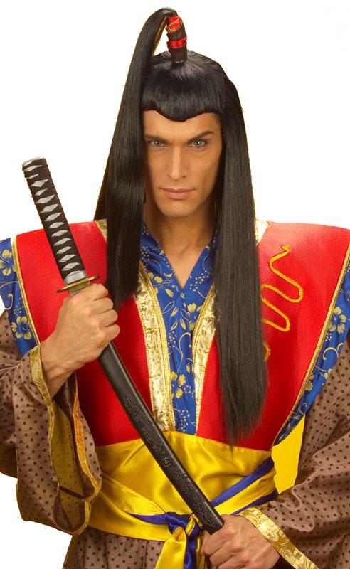 Samurai Wig - Gent's Costume Wig