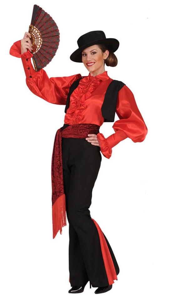 XL Spanish Flamenco Dancer Costume by Widmann 7218 available here at Karnival Costumes online party shop