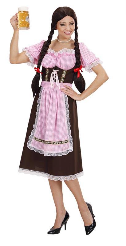 Deluxe Bavarian Woman Fancy Dress Costume for Oktoberfest by Widmann 07345 available in all sizes available here at Karnival Costumes online party shop