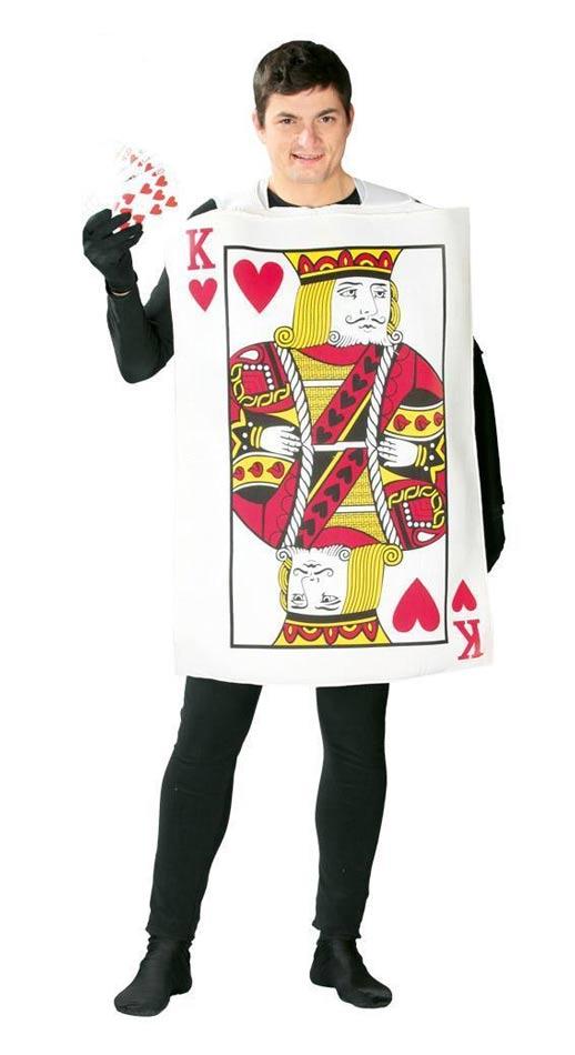 King of Hearts Playing Card Adult Fancy Dress Costume by Guicha 80769 available from Karnival Costumes