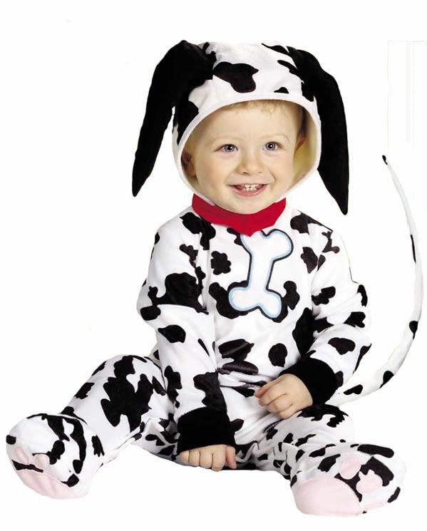 Cute Dalmation jumpsuit and headpiece fancy dress for 1-2yrs up to 90cm by Widmann 2755D available here at Karnival Costumes online party shop