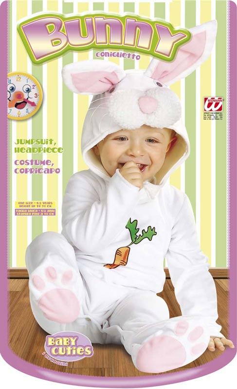 Cute Toddlers Easter Bunny Fancy Dress Costume by Widmann 2758C available here at Karnival Costumes online party shop