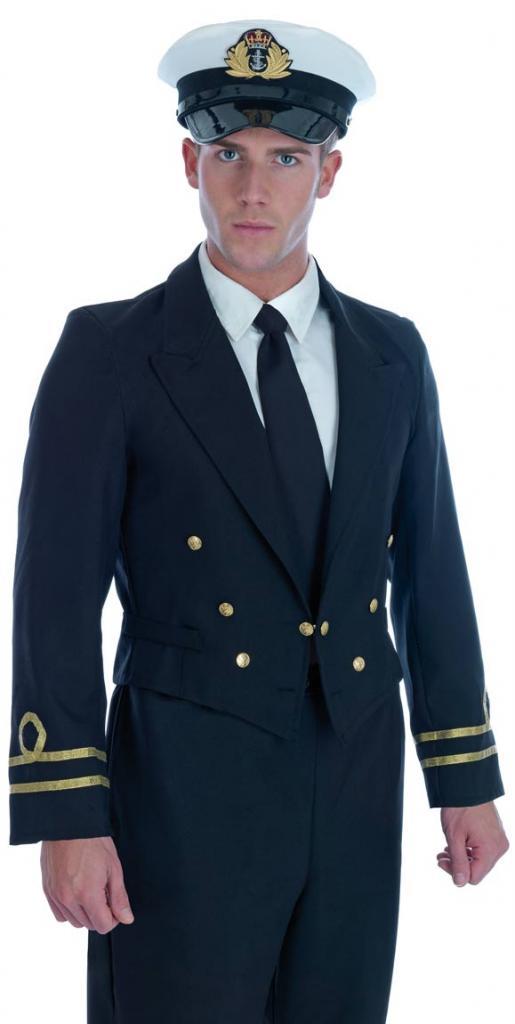 WWII Naval Officer Fancy Dress Costume