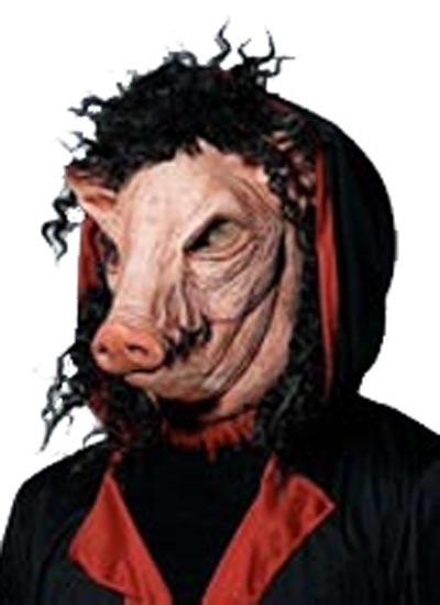 Fully licensed SAW Pig Mask by PMG of America available in the UK here at Karnival Costumes online Halloween shop