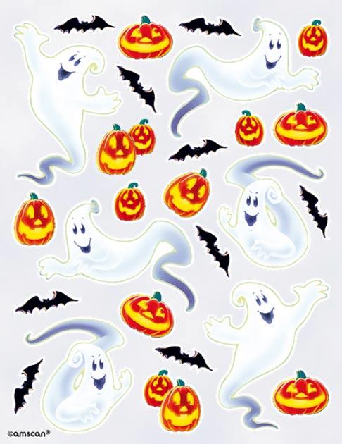 Halloween Party Stickers - Happy Haunting