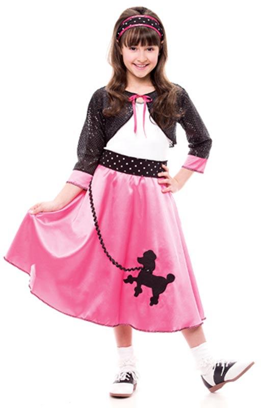50's Jitterbug Fancy Dress Costume for Girls