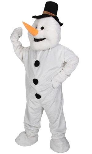 Deluxe Mascot Snowman Costume for adults by Wicked MA8519 available here at Karnival Costumes online party shop