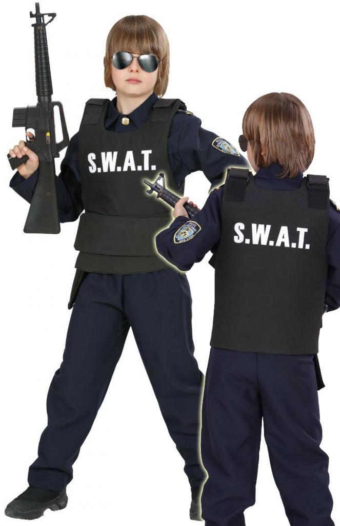 SWAT Vest Boy's Fancy Dress Costume