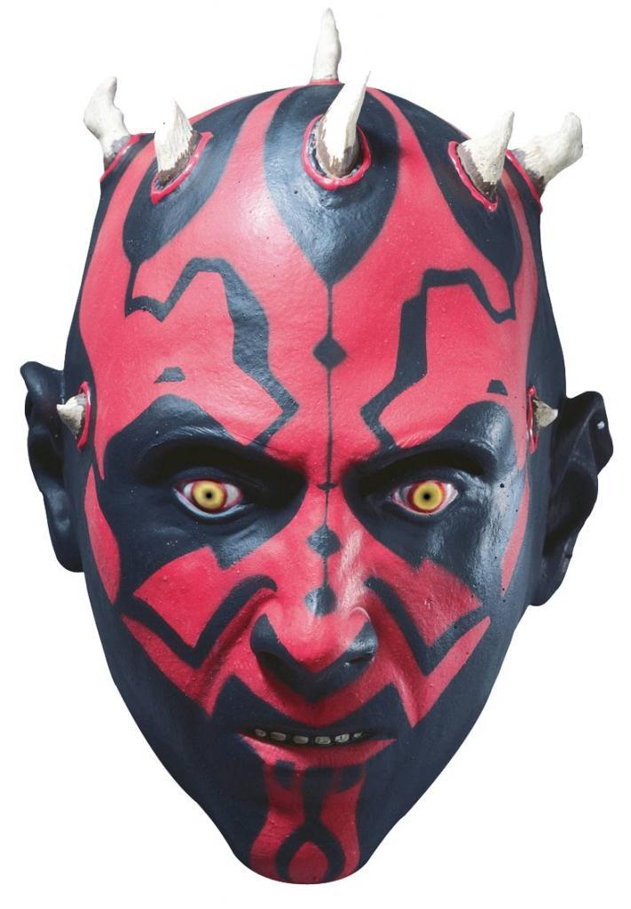 Darth Maul Face Mask from a collection of Star Wars Masks available here at Karnival Costumes online party shop