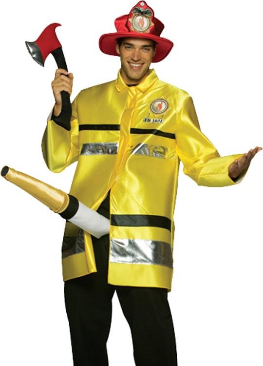 Fire Extinguisher Saucy Fireman Costume - Funny Costumes
