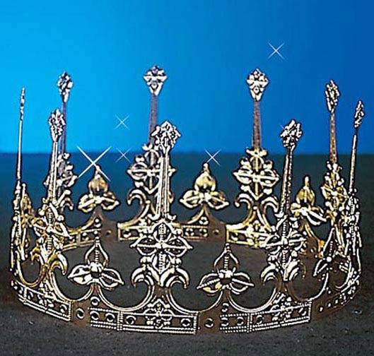 Deluxe Crown Ornate  by Widmann 2441H Style B available here at Karnival Costumes online party shop
