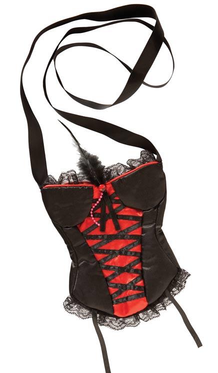 Burlesque costume handbag purse by Rubies 8806 available here at Karnival Costumes online party shop