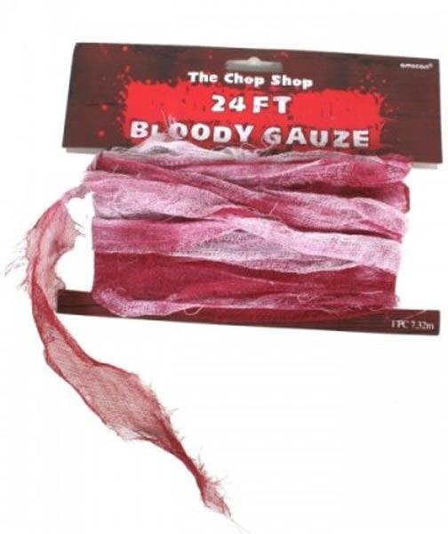 Bloody Gauze Fabric Bandage