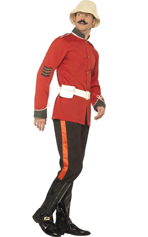 British Colonial Soldier's Uniform Adult Fancy Dress Costume by