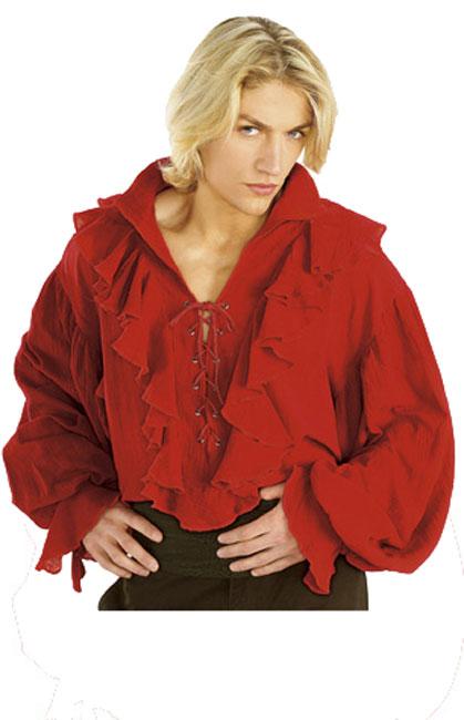 Red Pirate Shirt by Rubies available from a collection here at Karnival Costumes online party shop