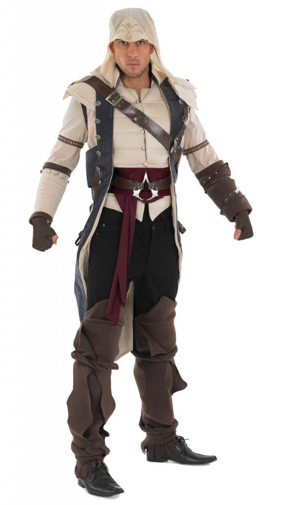 Deluxe Assassins Creed Fancy Dress Costume from a collection of computer game themed costumes at Karnival Costumes