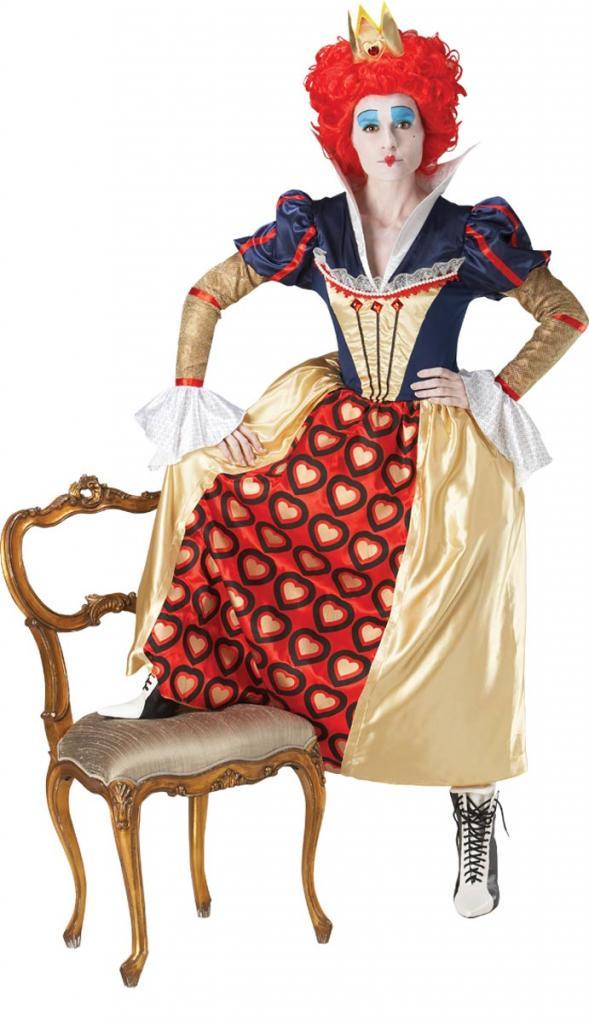 Alice in Wonderland Red Queen Costume from our Disney Costume collection at Karnival Costumes your fancy dress specialists