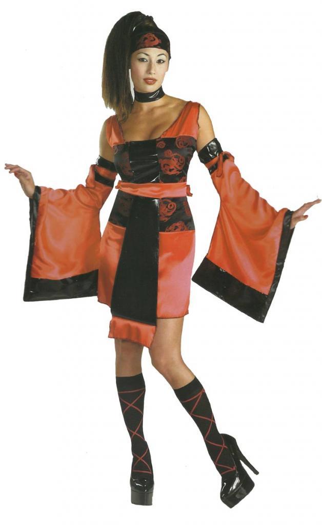 Sexy Samurai Fancy Dress Costume from a collection of teenagers and young ladies outfits at Karnival Costumes your fancy dress specialists