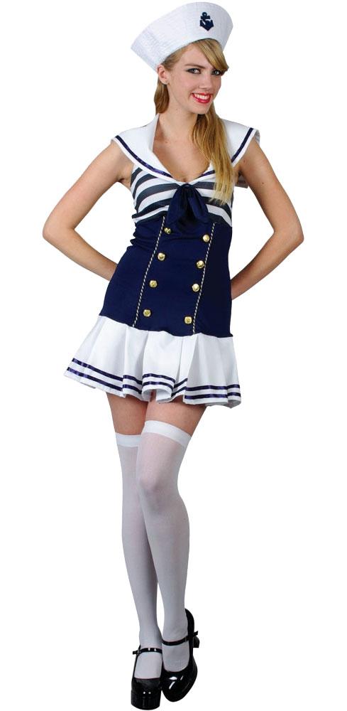Sassy Sailor Girl Fancy Dress Costume from a large range of sexy military fancy dress from Karnival Costumes your dress up speicalists