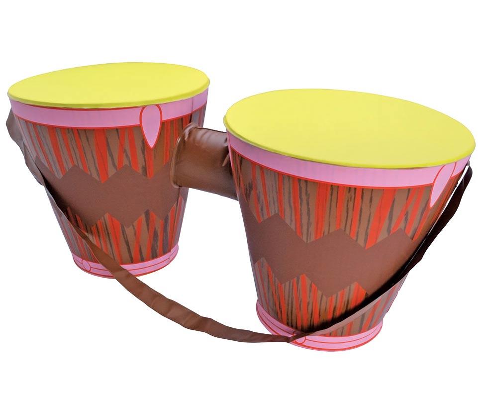 Inflatable Bongo Drums from a large collection of inflatable costume accessories and also featuring in our selection of musical instruments at Karnival Costumes www.karnival-house.co.uk your dress up specialists